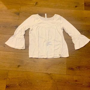 White lace top xhilaration